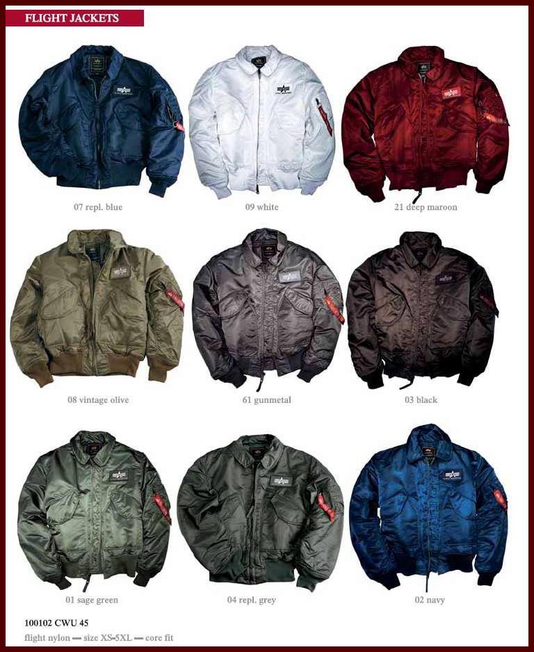 CWU 45 Classic Pilot Jacket series